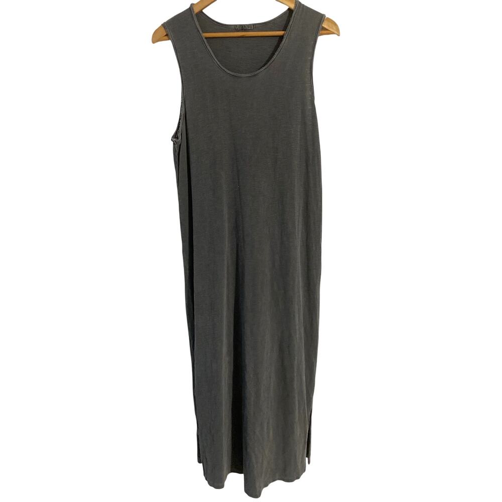 It Is Well LA maxi dress women’s size M gray cotton minimalist lagenlook